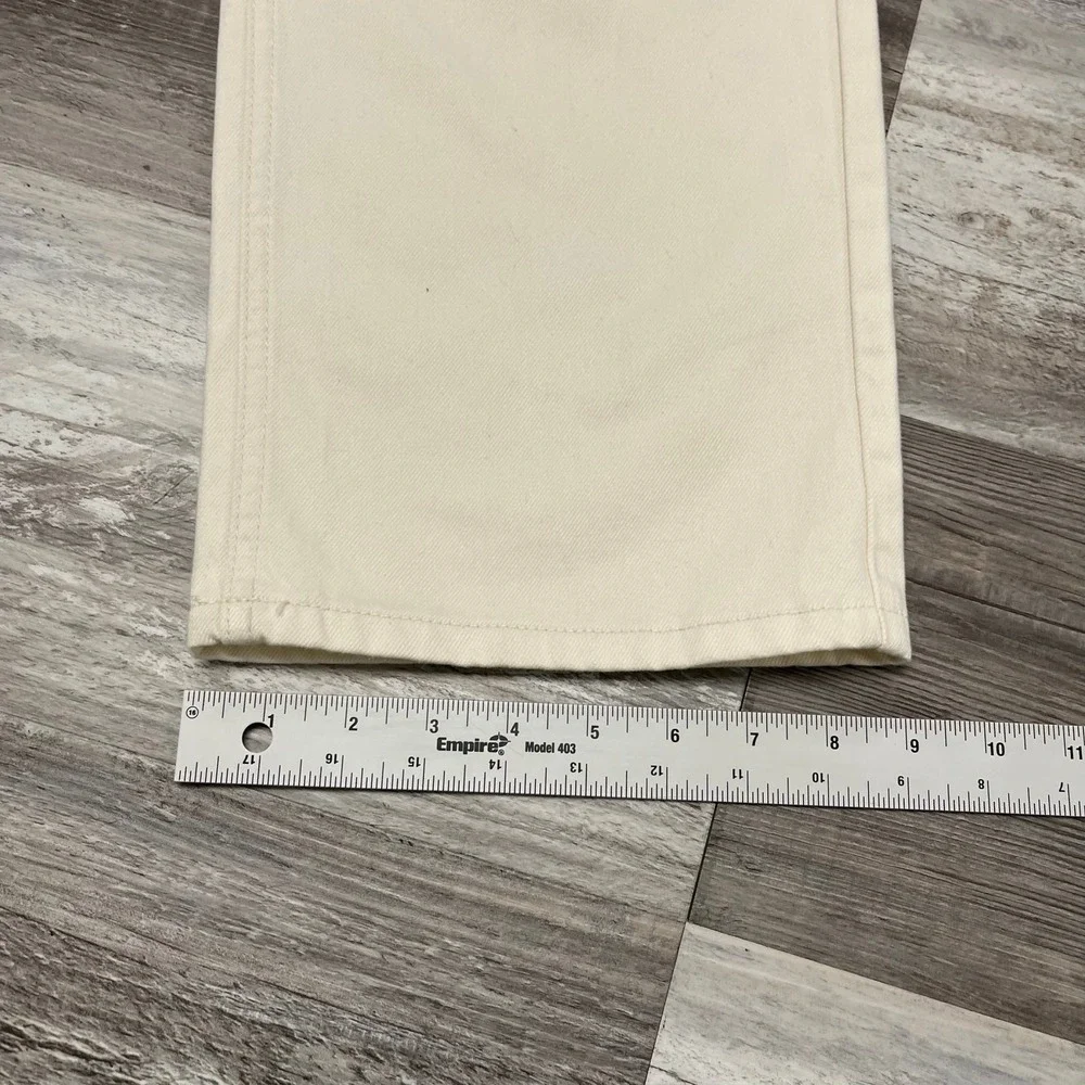 PacSun Kids Muted Clay Gardenia Cream Peachy Girls 12 High Rise Colorblock Pants - Picture 10 of 11